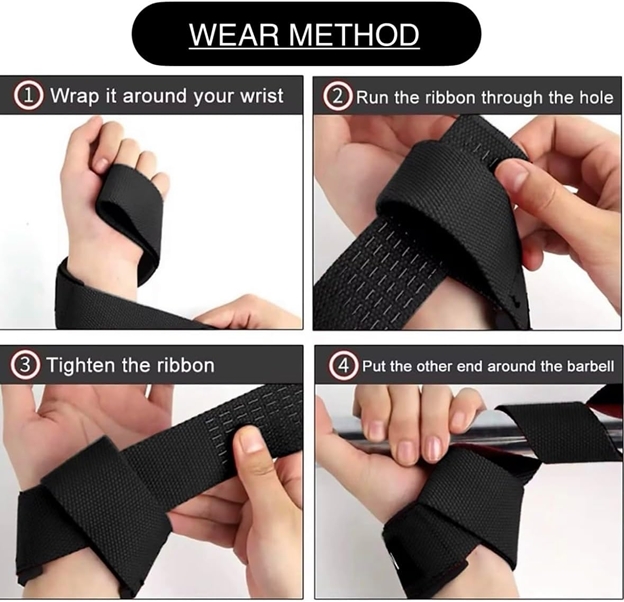 Fit.Done.Well. Lifting Wrist Straps thumbnail 4