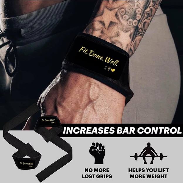 Fit.Done.Well. Lifting Wrist Straps thumbnail 6